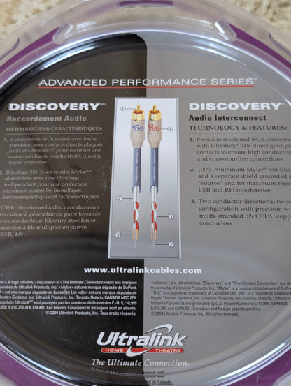 Ultralink Discovery RCA Audio Cables 1M - New Old Stock - view 3