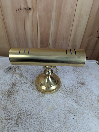 Underwriter's Brass Desk Lamp - view 2
