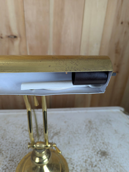 Underwriter's Brass Desk Lamp - view 5