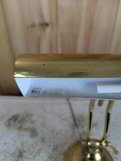 Underwriter's Brass Desk Lamp - view 6