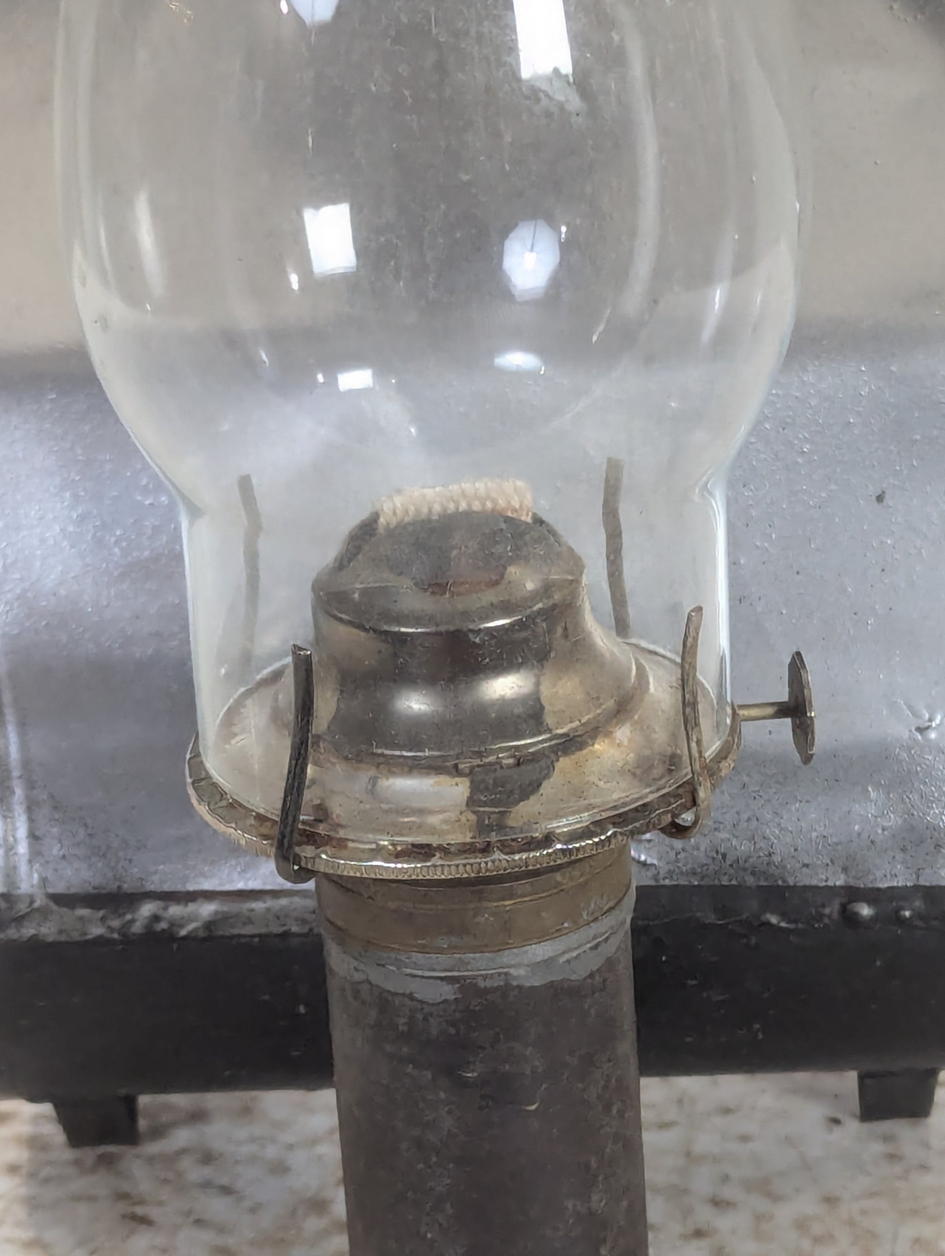 Unique Oil Lamp with Reflector - view 5