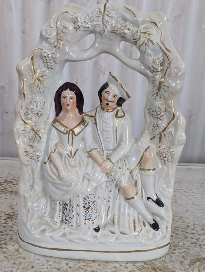 Victorian Staffordshire Wedding Couple