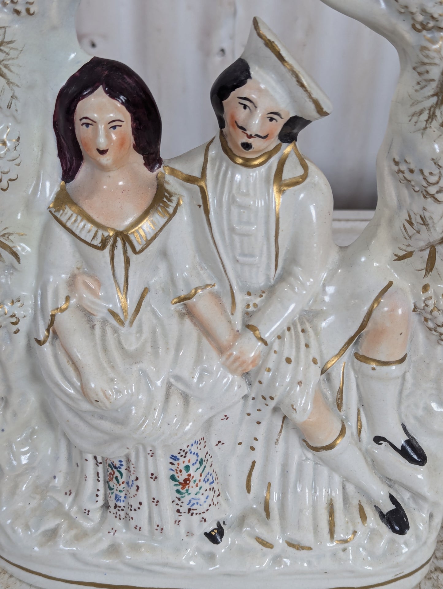 Victorian Staffordshire Wedding Couple - view 2