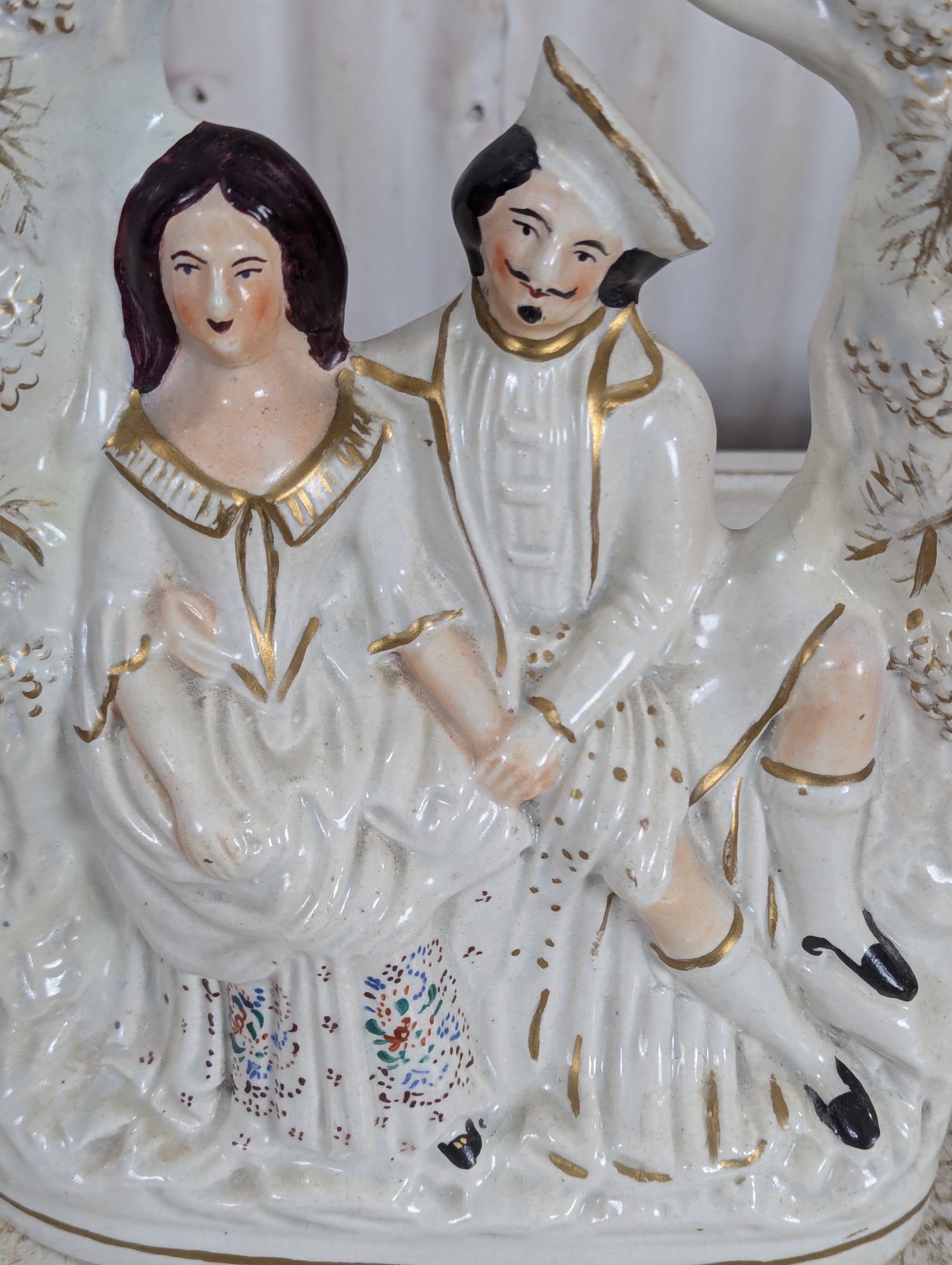 Victorian Staffordshire Wedding Couple - view 2