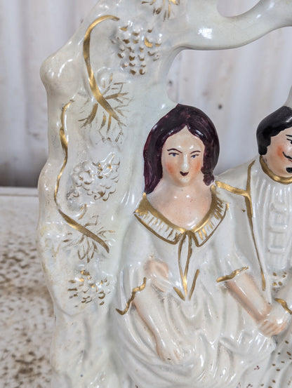 Victorian Staffordshire Wedding Couple - view 3