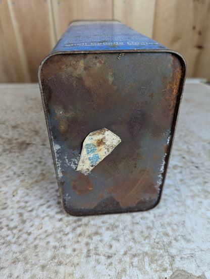 Vintage 1 Gal. Shell Household Cleaning Solvent Tin Can - view 4