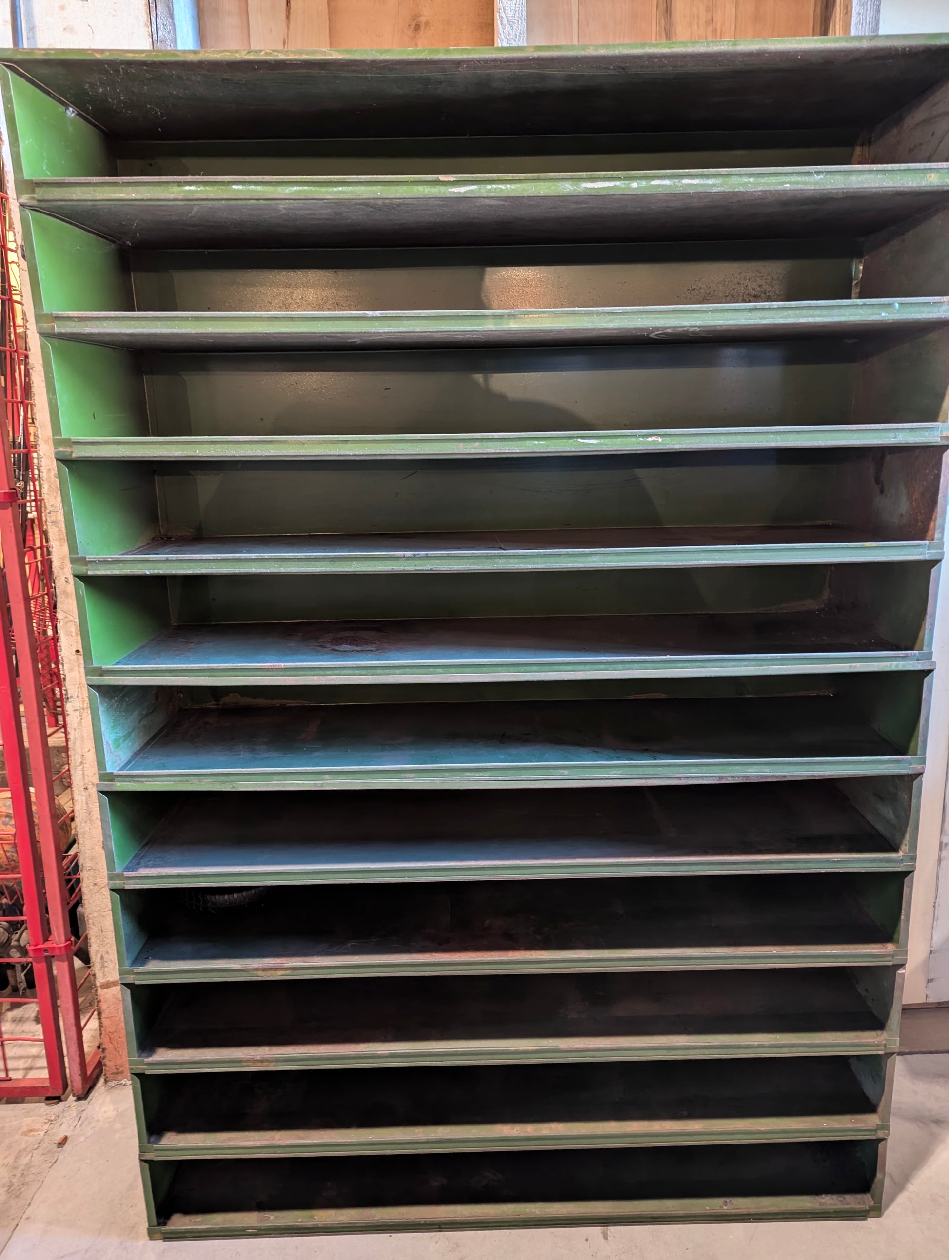 Vintage 11 Section Metal Cabinet - view 6