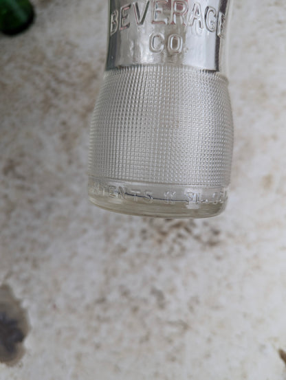 Vintage 11oz Better Beverage Co. Clear Glass Soda Bottle - view 4