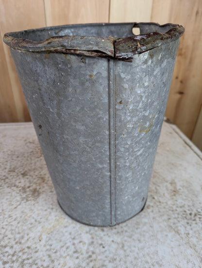 Vintage 12" Metal Sap Bucket - view 2