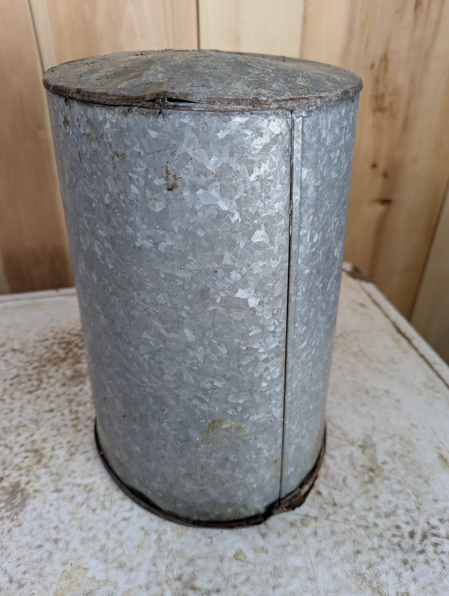 Vintage 12" Metal Sap Bucket - view 3