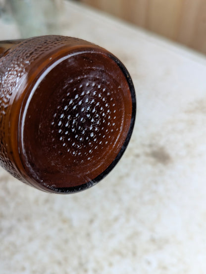Vintage 16oz Amber Glass Javex Bottle - view 2