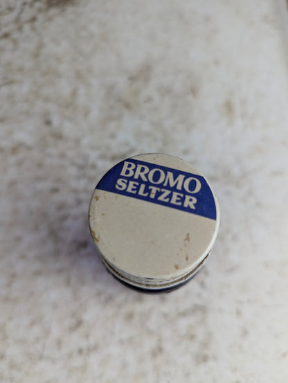Vintage #18 Cobalt Blue Bormo Seltzer Bottle - view 2