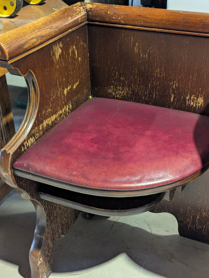 Vintage 1930s Gossip Bench Telephone Table - view 2