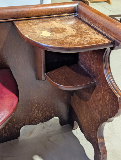 Vintage 1930s Gossip Bench Telephone Table - view 3