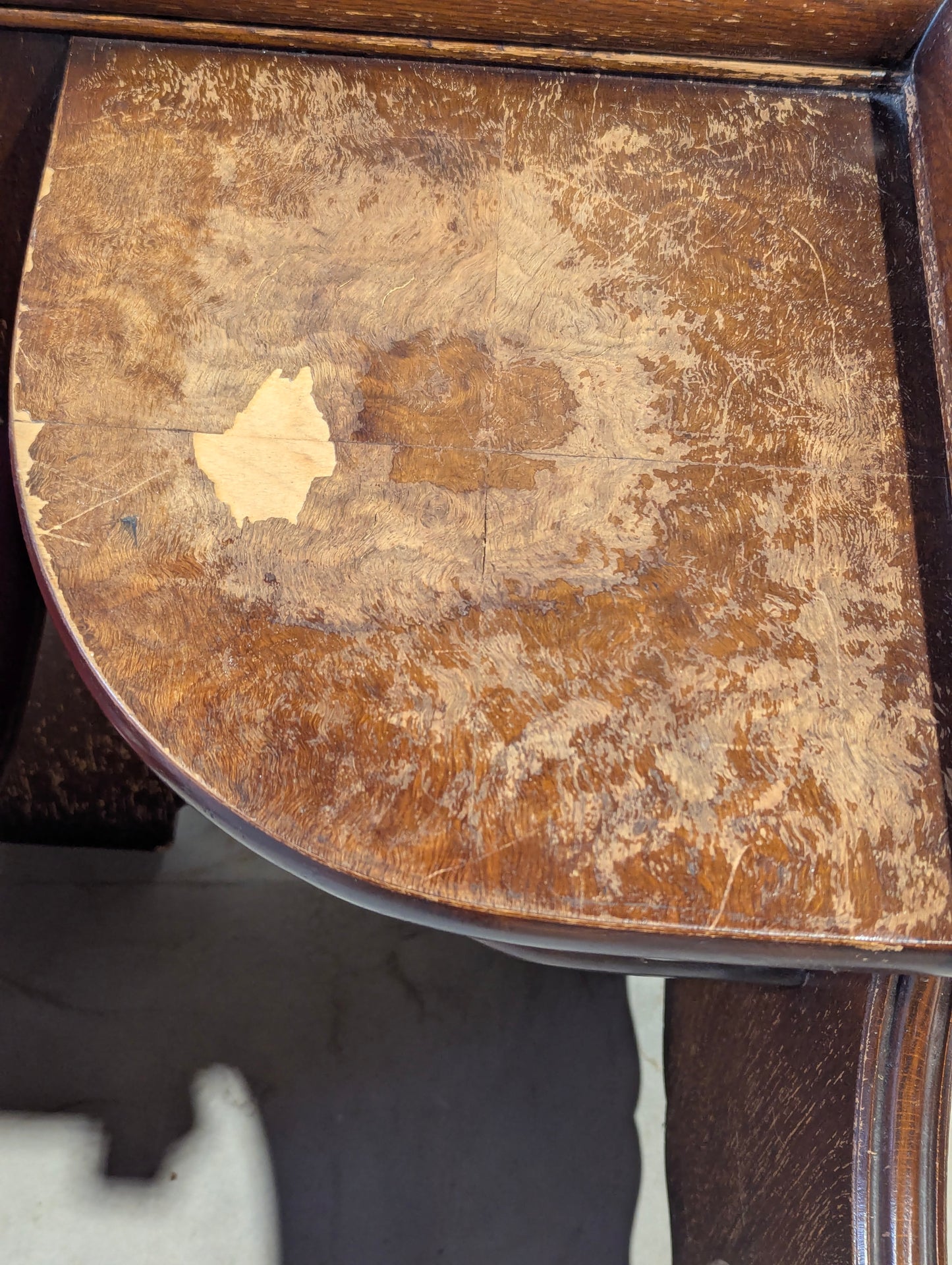 Vintage 1930s Gossip Bench Telephone Table - view 4