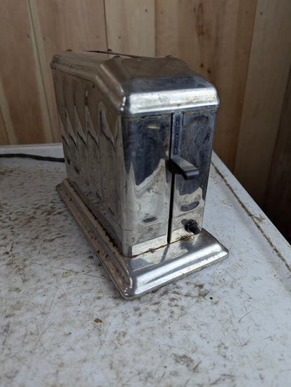 Vintage 1930s Toastmaster T-15 Canadian General Electric Single Slice Toaster