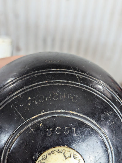 Vintage 1940 Townsend & Clark 5” Set of 4 Disc Bowls in Case - view 5