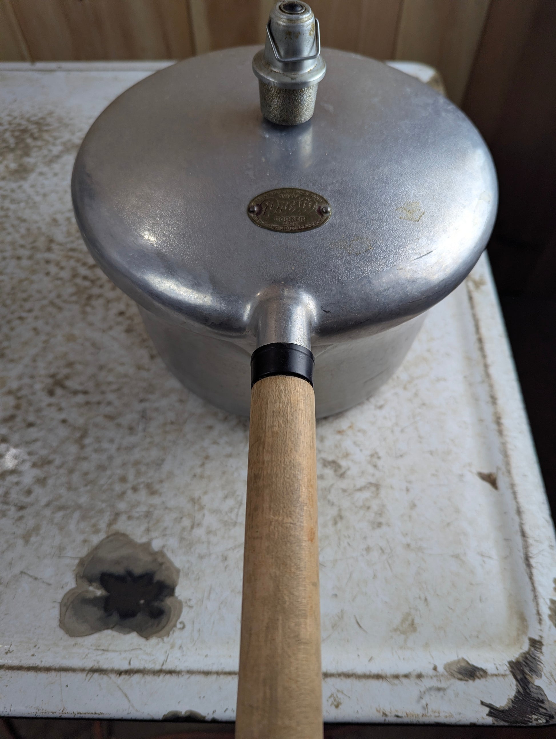 Vintage 1940s National Presto 4 Quart Pressure Cooker