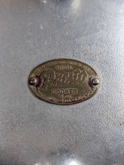 Vintage 1940s National Presto 4 Quart Pressure Cooker - view 2