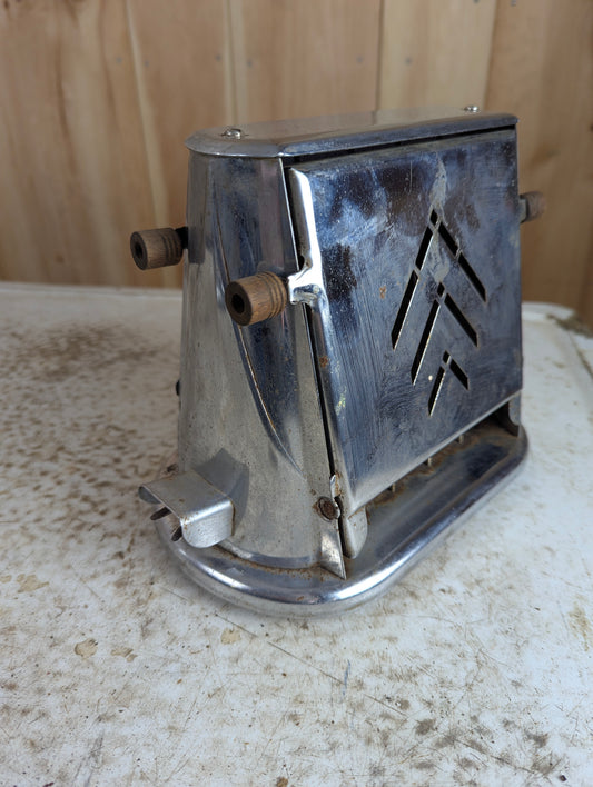 Vintage 1940s Samson 2-Slice Manual Flip-Down Toaster - Works