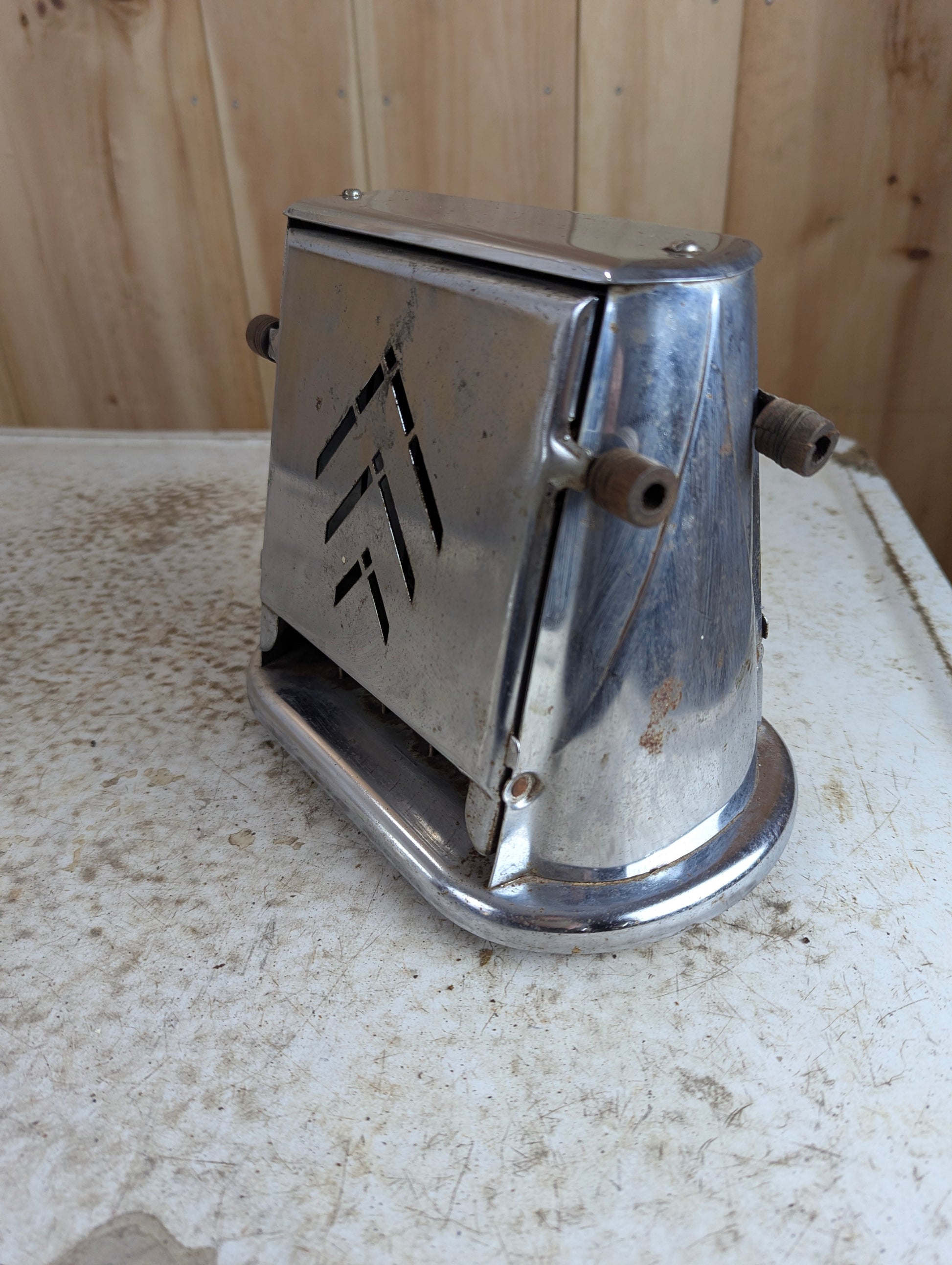 Vintage 1940s Samson 2-Slice Manual Flip-Down Toaster - Works - view 2