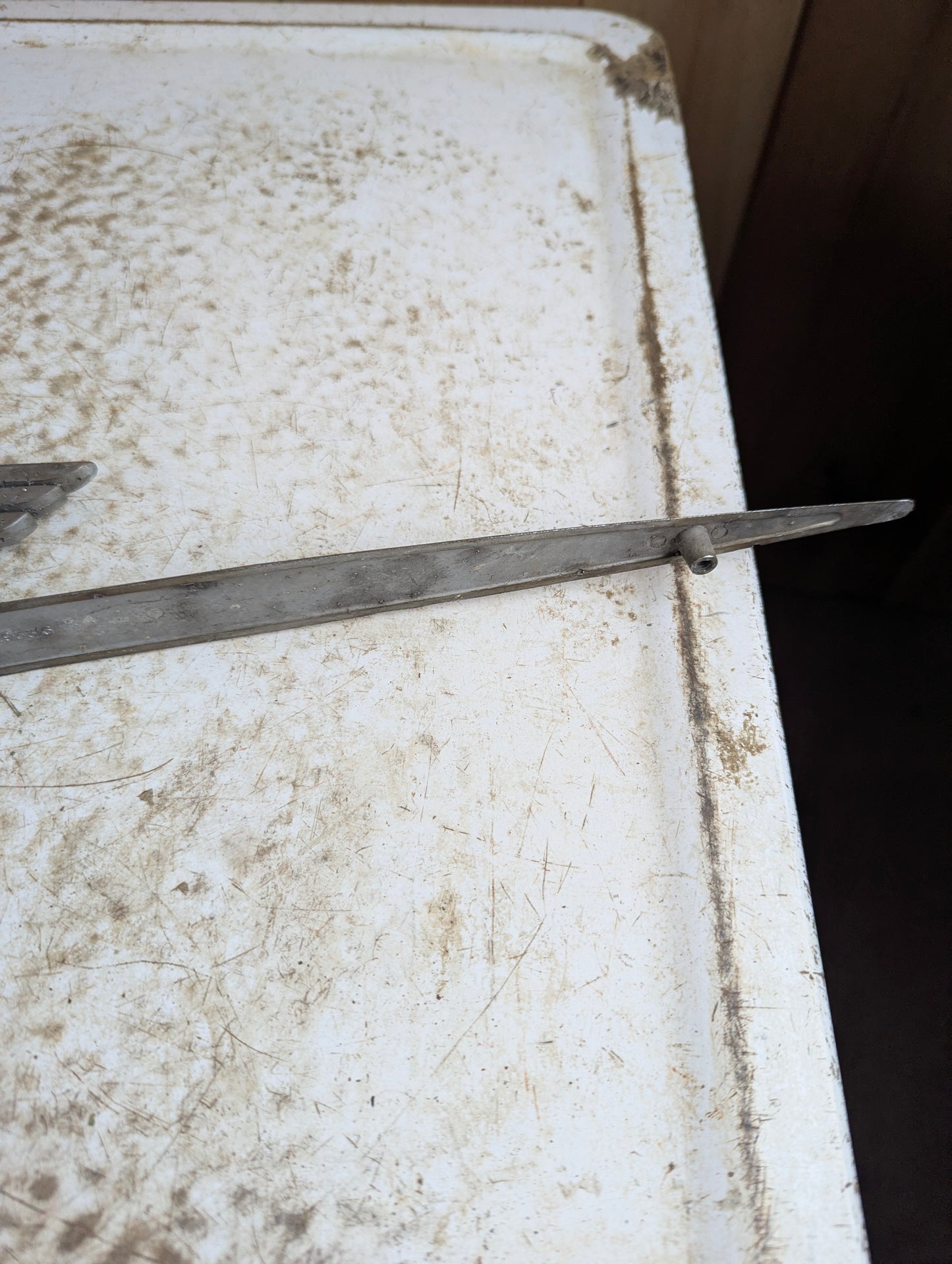 Vintage 1947-67 Austin A40 "Flying A" Hood Ornament and Trim #7'2953'6 - view 5