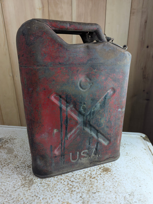 Vintage 1951 U.S. Military Quartermasters Corps. 5 Gallon Jerry Can