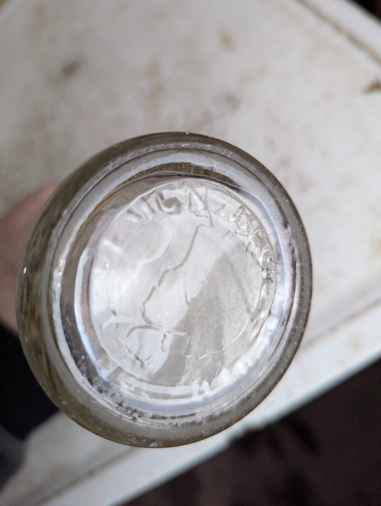 Vintage 1960’s Wishing Well 10 Fl. Oz. Embossed Soda Bottle - view 10