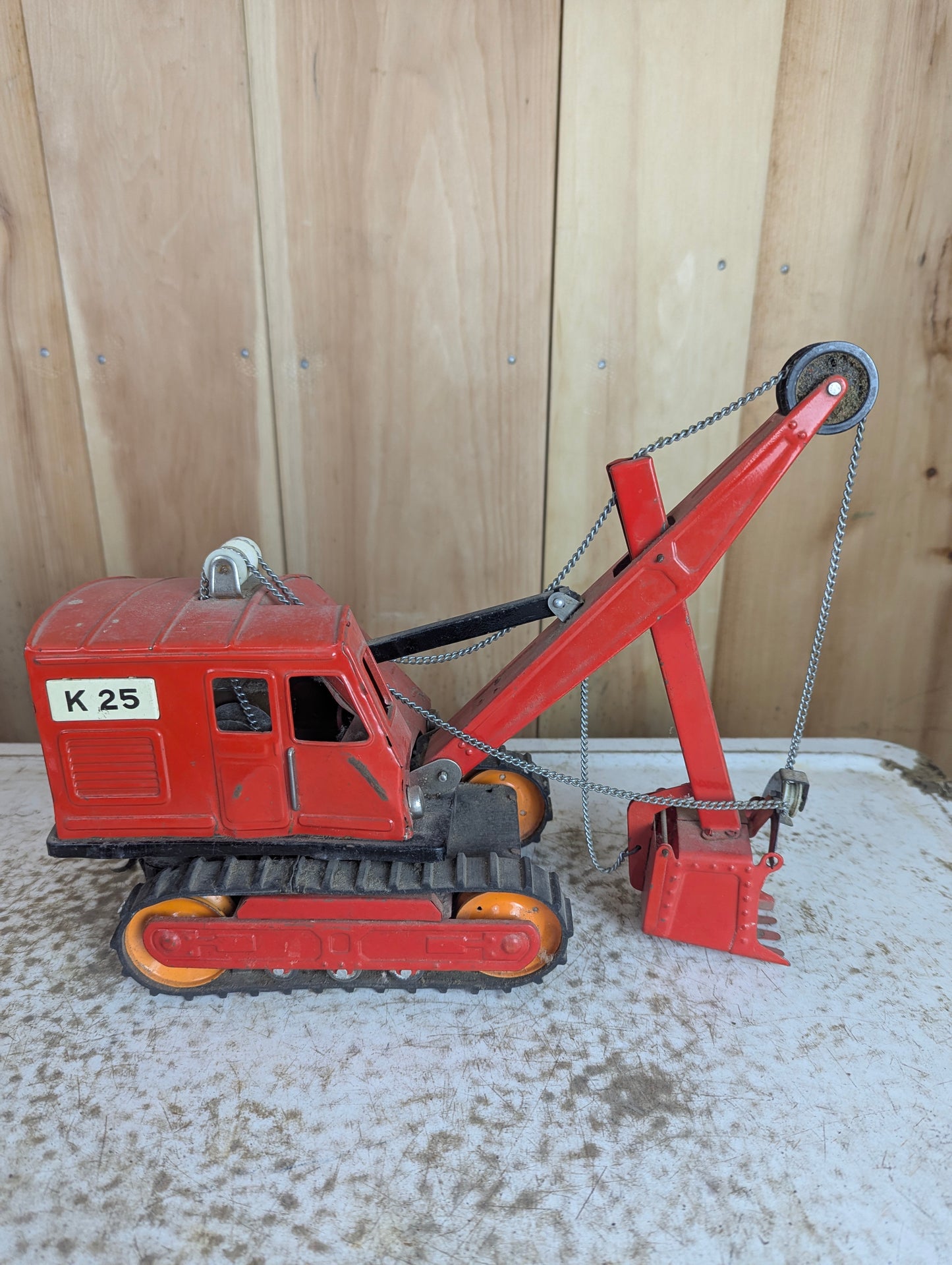 Vintage 1960s Alps K25 Power Shovel Toy