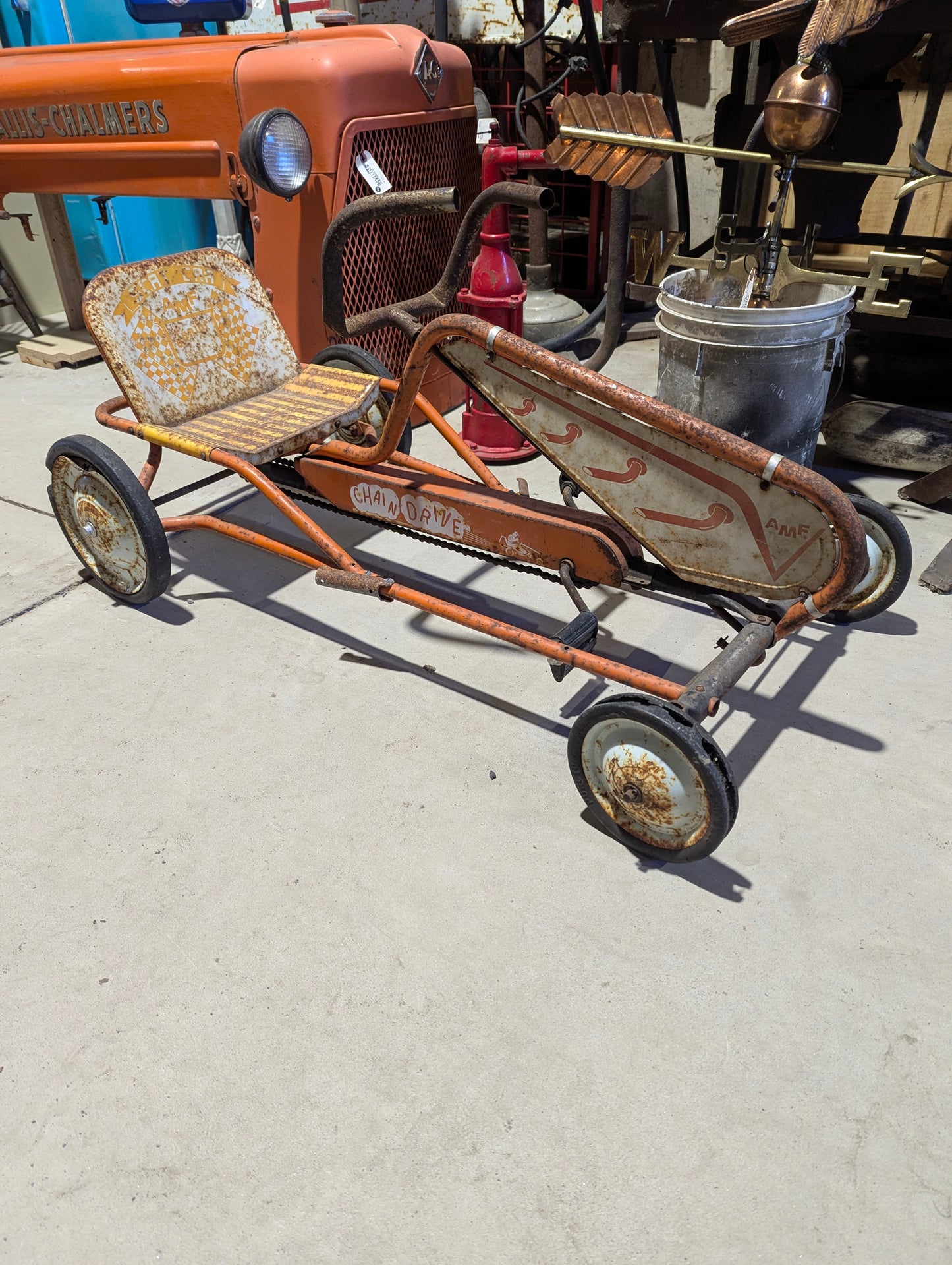 Vintage 1960s AMC Chain Driven Pedal Cart
