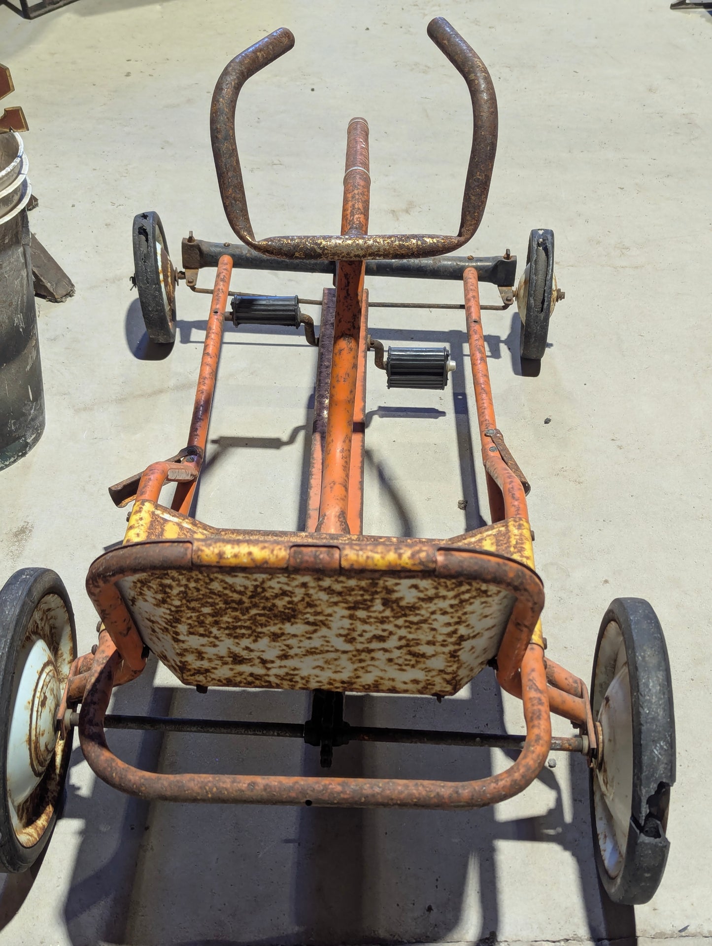 Vintage 1960s AMC Chain Driven Pedal Cart - view 6