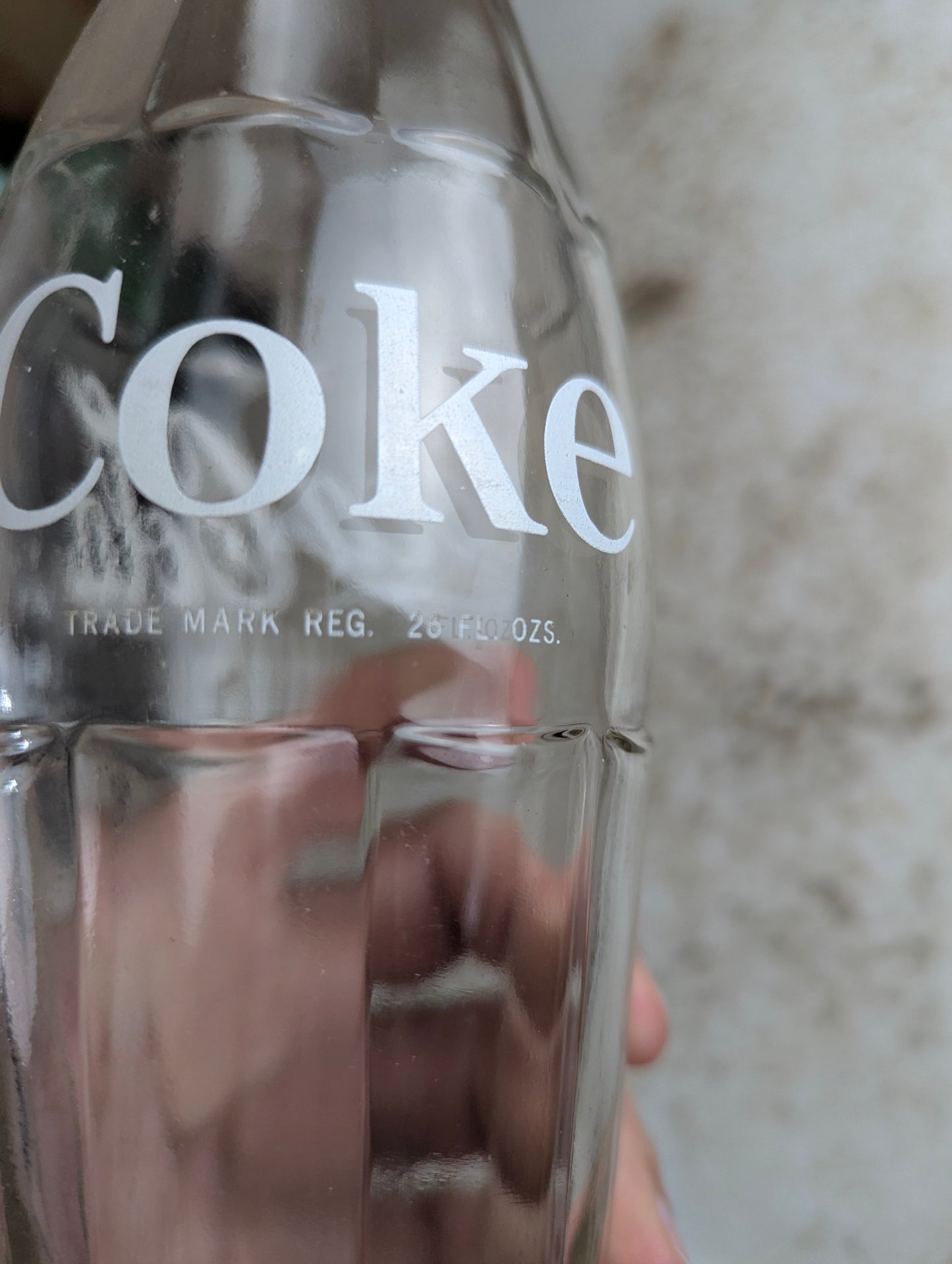 Vintage 26oz Coca-Cola ACL Soda Bottle - view 4