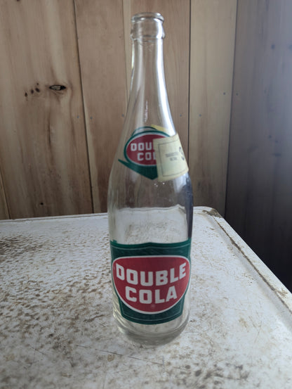 Vintage 28oz Double Cola ACL Soda Bottle
