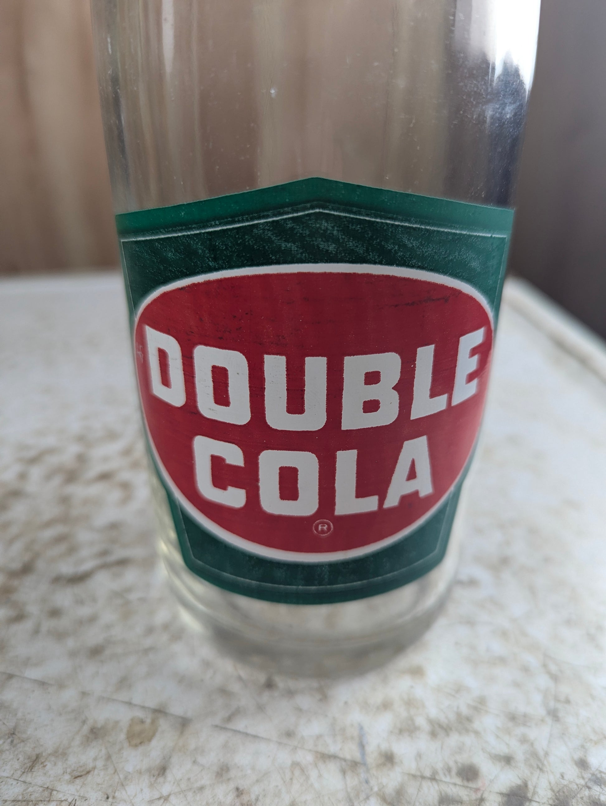 Vintage 28oz Double Cola ACL Soda Bottle - view 2