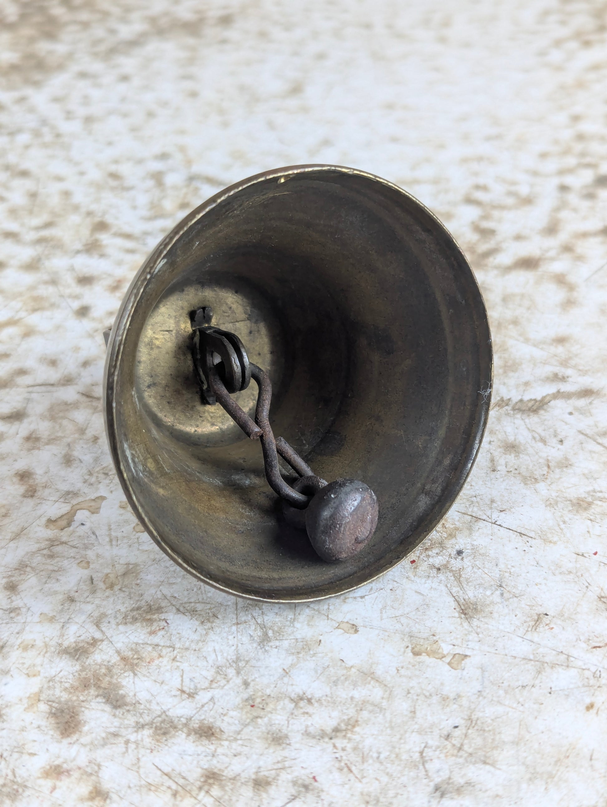 Vintage 3" Brass Livestock Bell - view 3