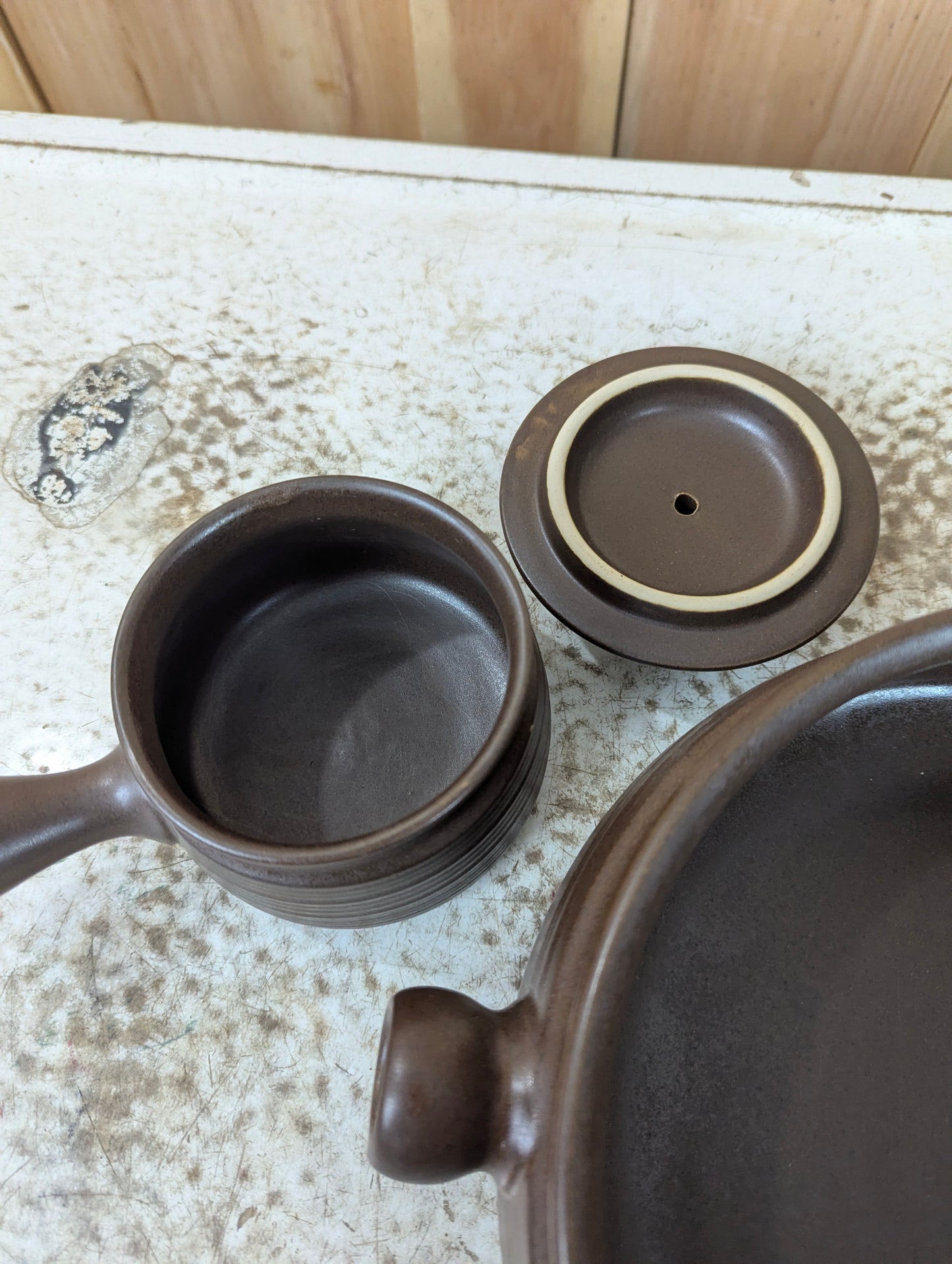 Vintage 3 Pc. Stoneware Casserole Lidded Dishes - view 5