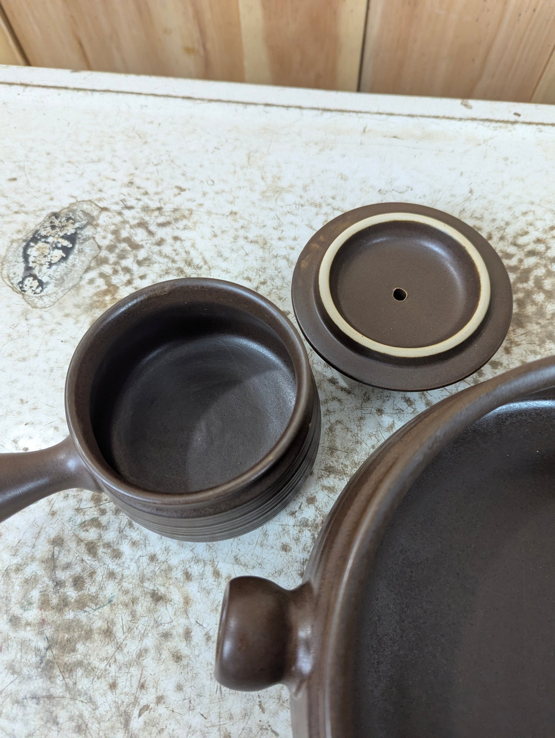 Vintage 3 Pc. Stoneware Casserole Lidded Dishes - view 5