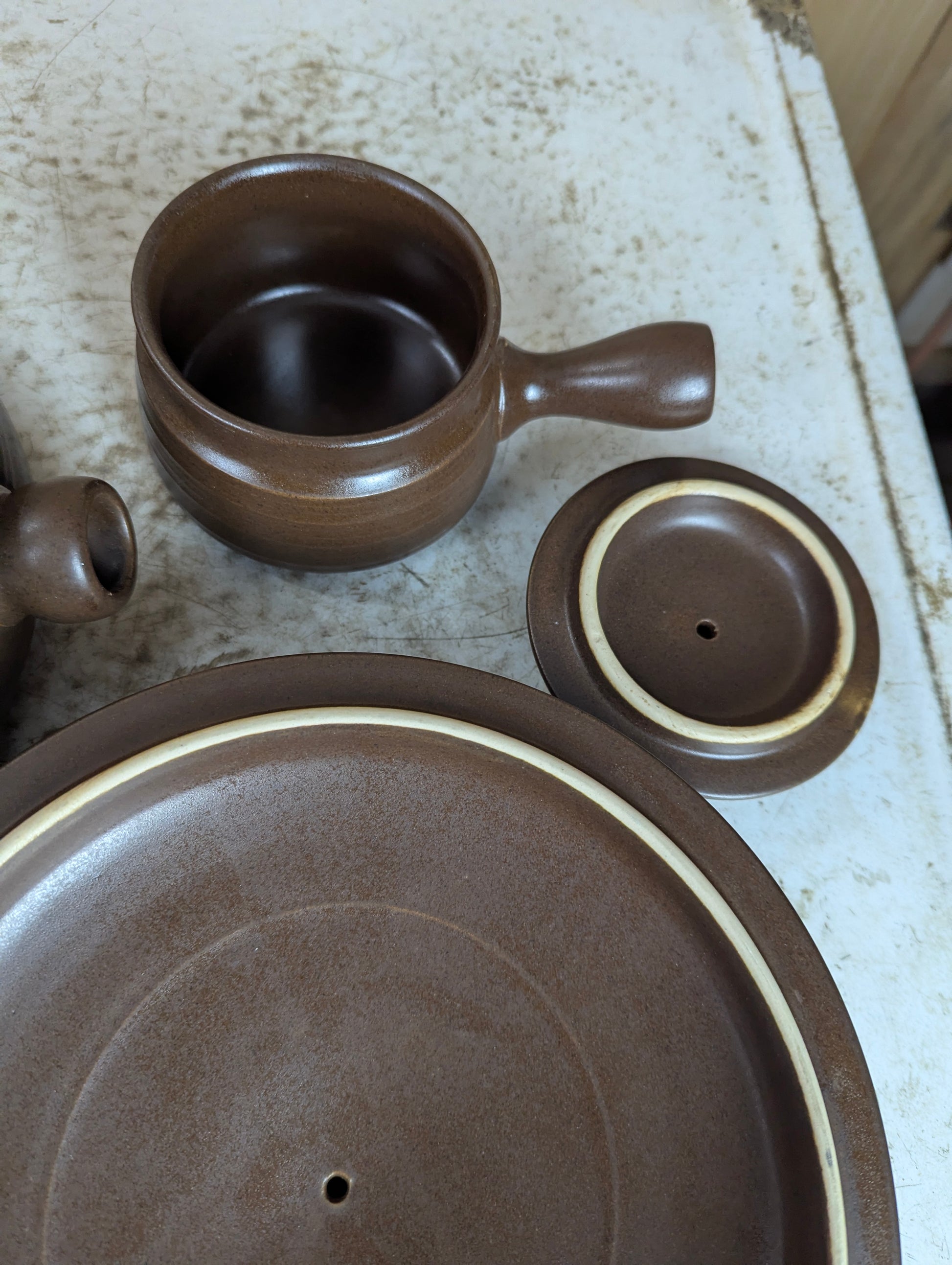 Vintage 3 Pc. Stoneware Casserole Lidded Dishes - view 6