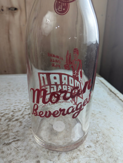 Vintage 30oz Moran Beverages St Catharines ACL Soda Bottle - view 3