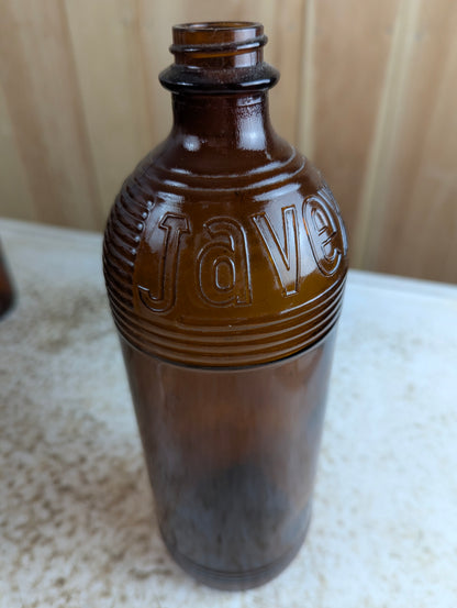 Vintage 32oz Ribbed Javex Bottle
