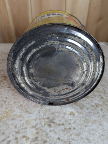 Vintage 5 lb Domestic Pure Shortening Tin Pail - view 4