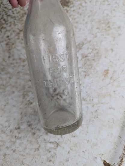 Vintage 6.5oz Kuntz Beverages Clear Glass Soda Bottle - view 3