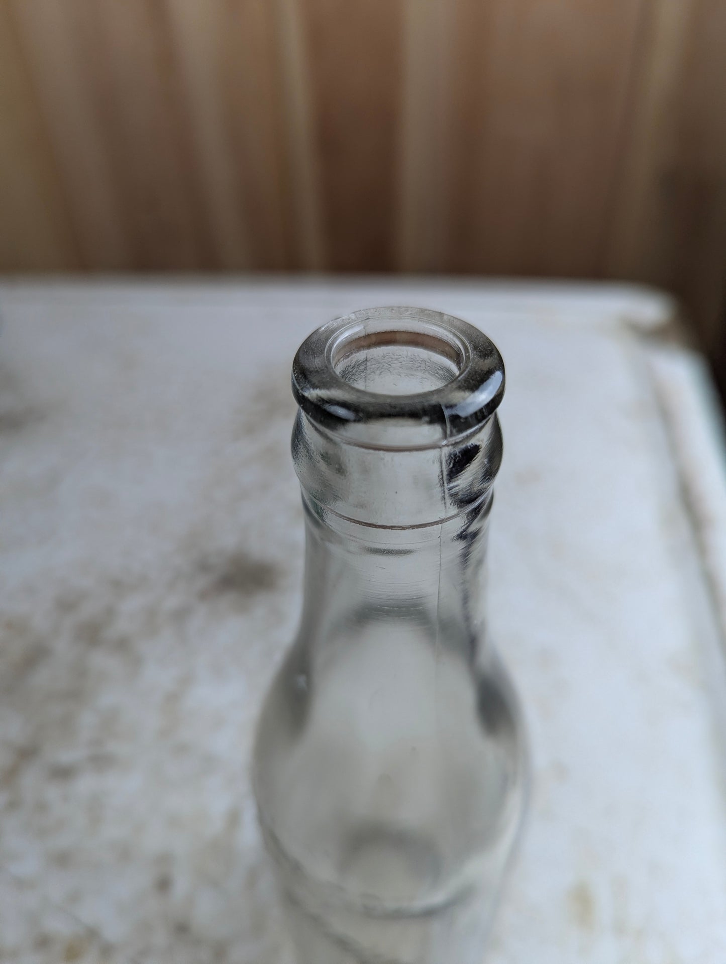 Vintage 7oz Northern Springs Crystal Beach Ontario Clear Glass Soda Bottle - view 4