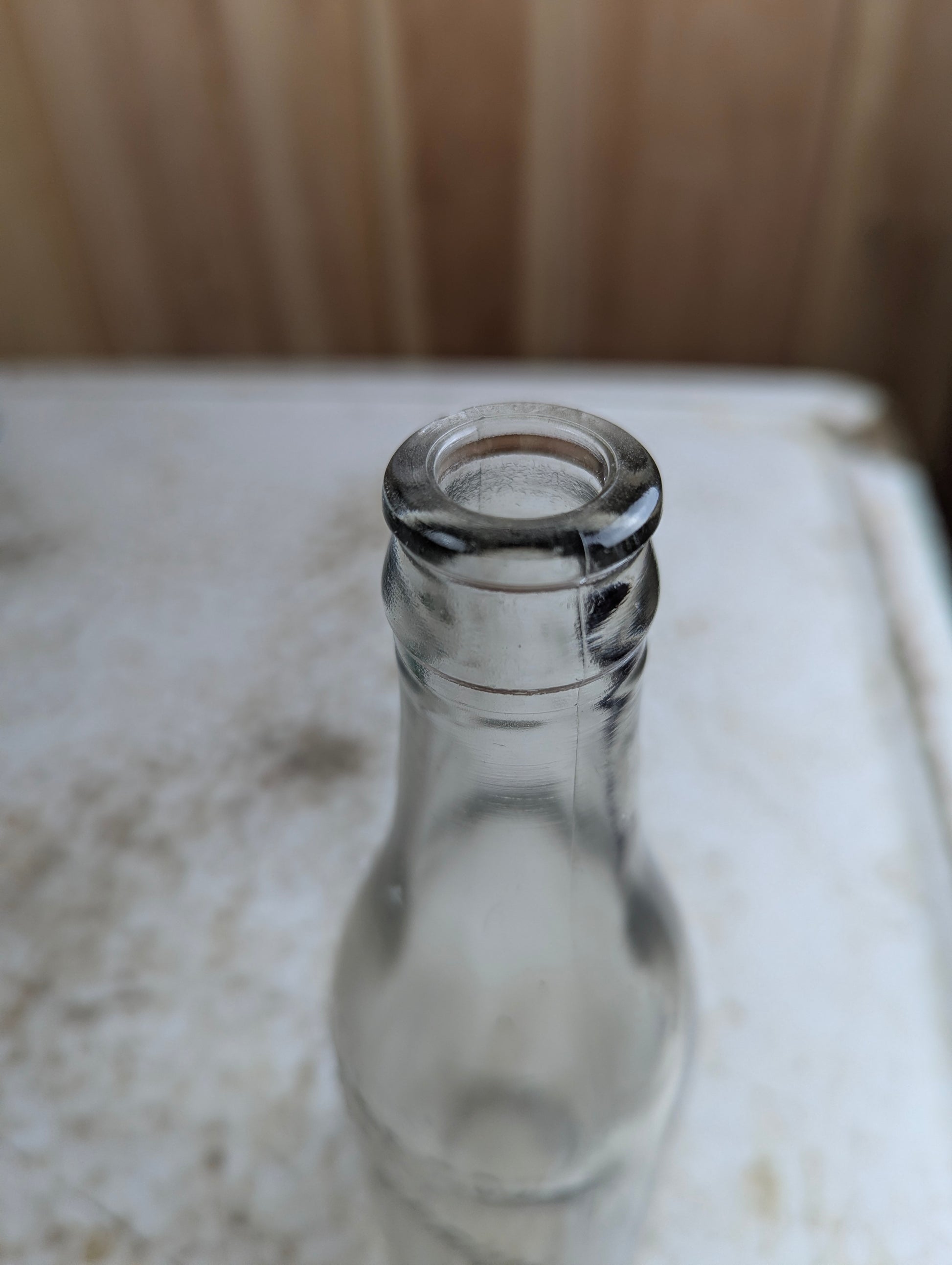 Vintage 7oz Northern Springs Crystal Beach Ontario Clear Glass Soda Bottle - view 4