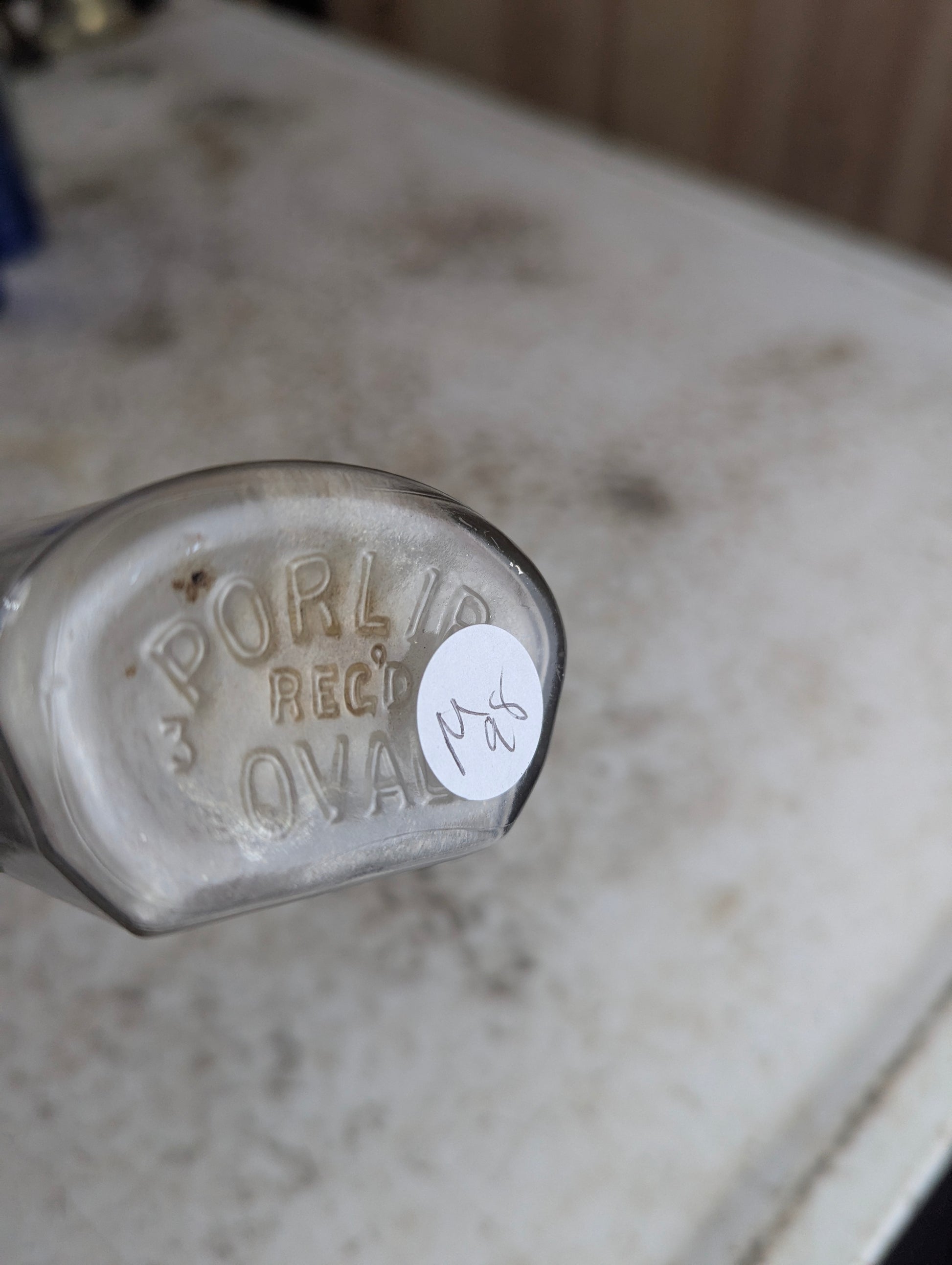 Vintage 8oz Porritt's Drugstore Gravenhurst Apothecary Bottle - view 5