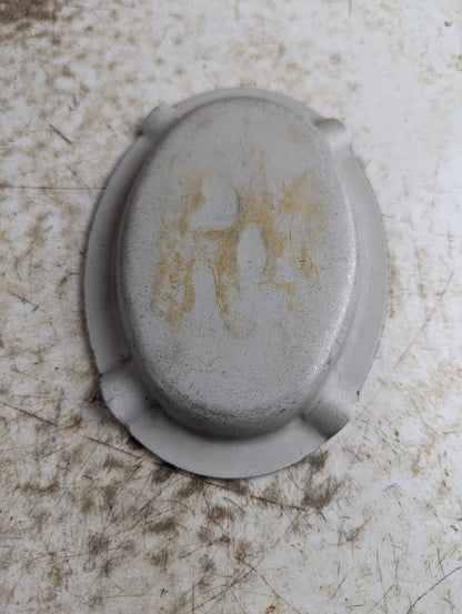 Vintage Aluminum Canadair Montreal F-86 Sabre Military Aircraft Ashtray - view 3