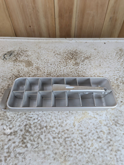 Vintage Aluminum Frigidaire Quickube Ice Cube Tray