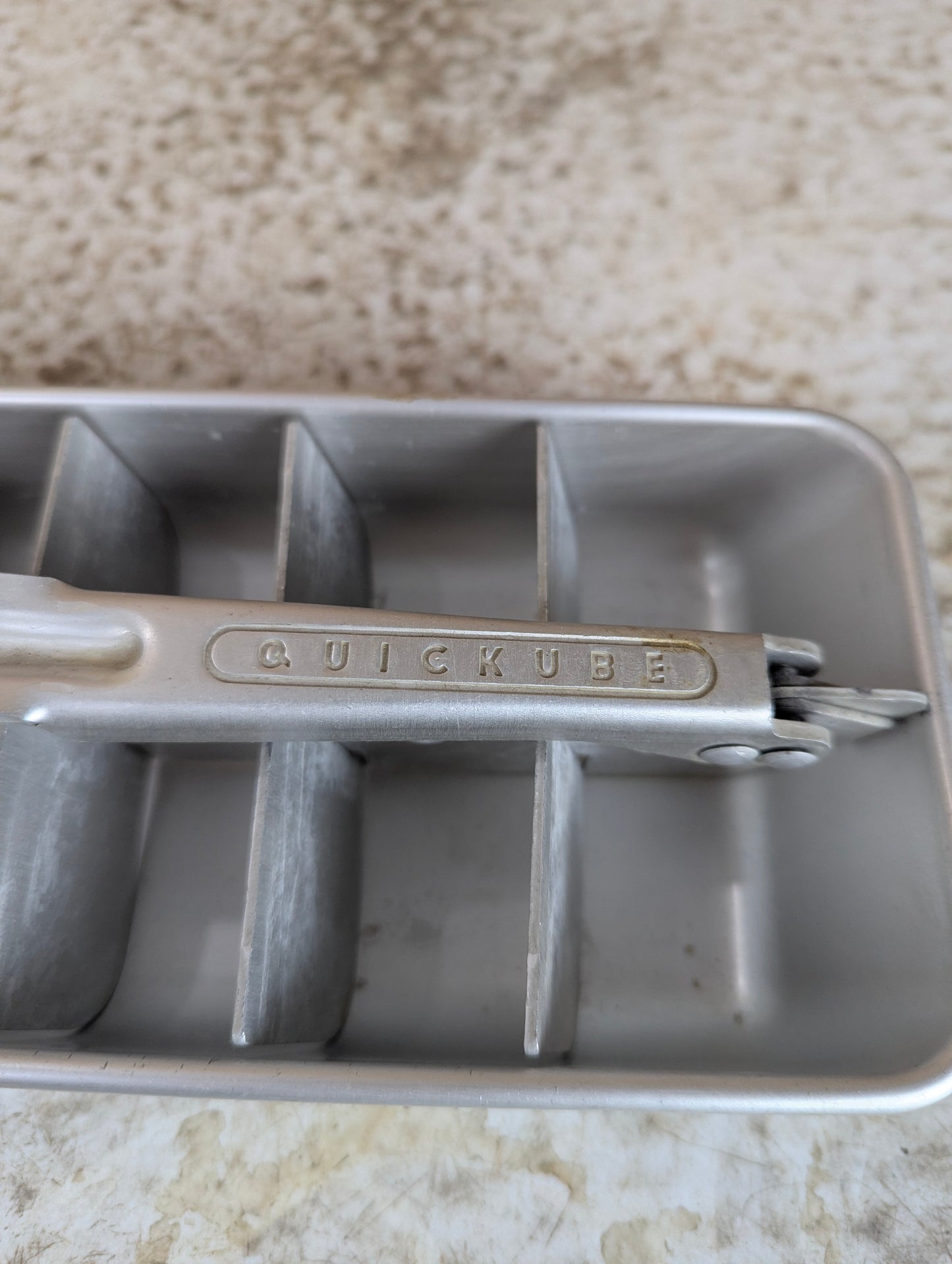 Vintage Aluminum Frigidaire Quickube Ice Cube Tray - view 2