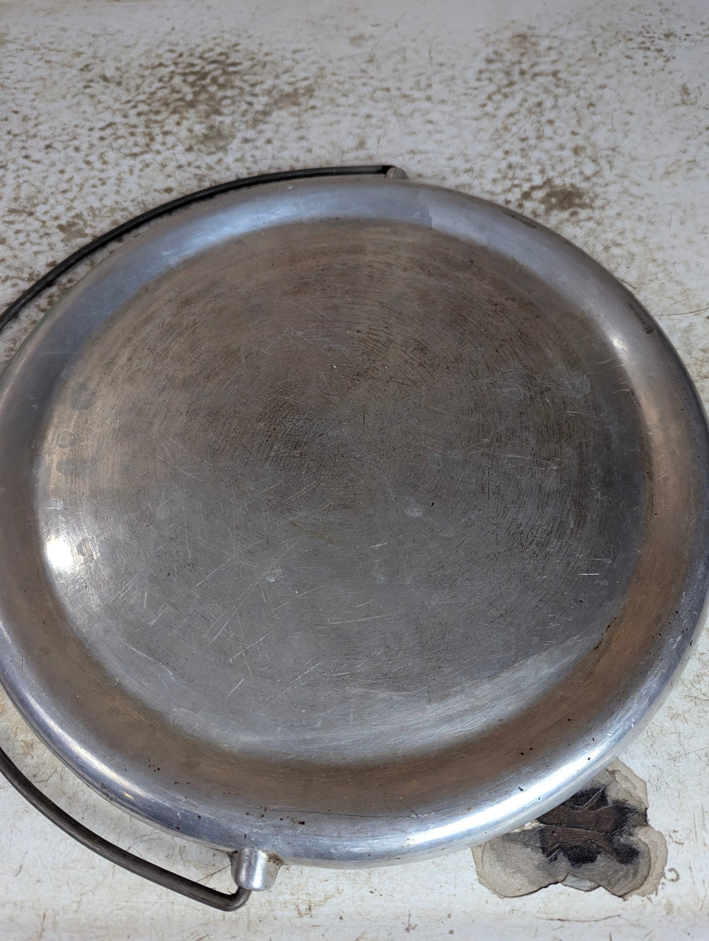 Vintage Aluminum Griddle Pan - view 2