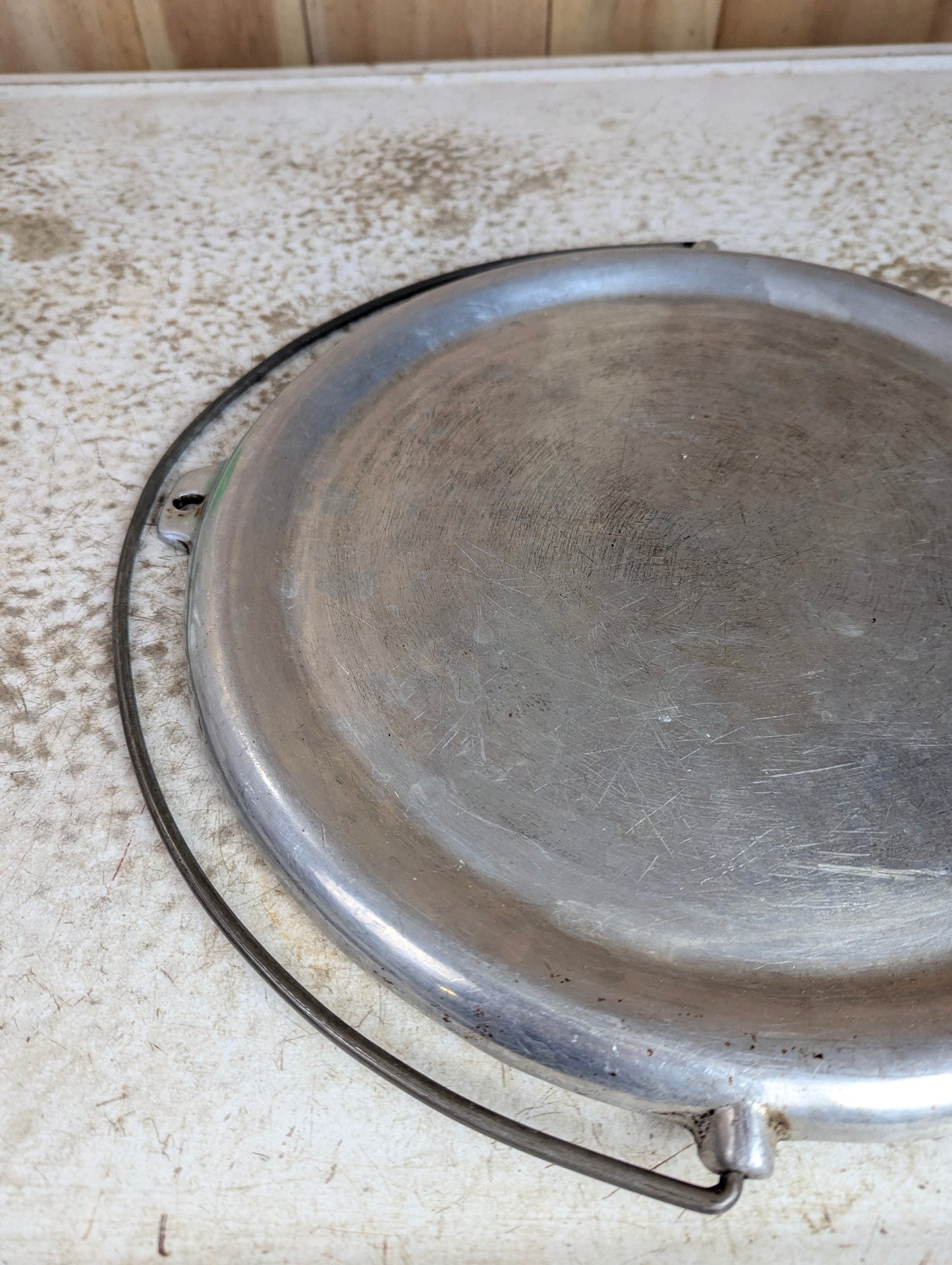 Vintage Aluminum Griddle Pan - view 3